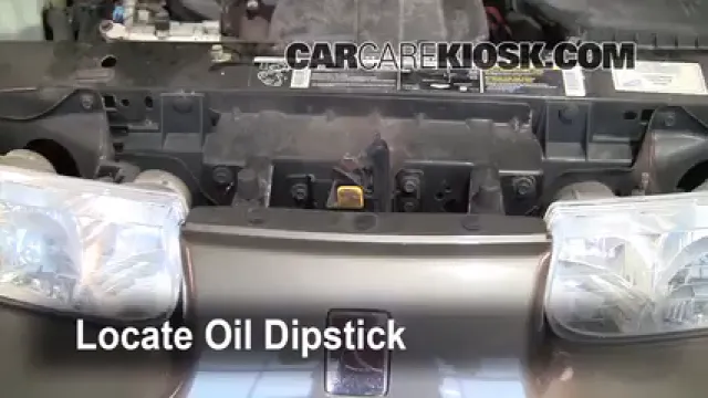 2000 Saturn SL 1.9L 4 Cyl. Huile Vérifier le niveau de l'huile